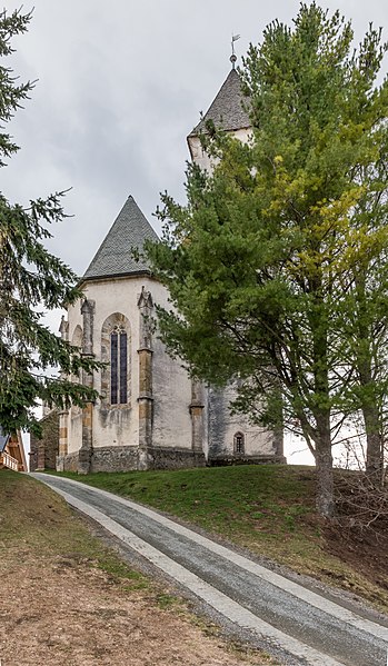 File:Magdalensberg Filialkirche hll. Helena und Maria Magdalena NO-Ansicht 15042022 2491.jpg