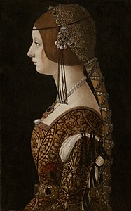 Giovanni Ambrogio de Predis Blanche-Marie Sforza