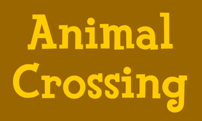 Animal Crossing logotype.