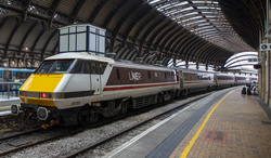 British Rail Class 91, 91130 at York railway station