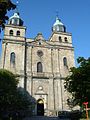 2005 : l'ancienne abbatiale de Malmedy, devenue l'église principale de la ville.