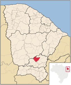 Location in Ceará state