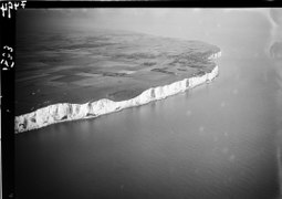 Vintage photo taken by Walter Mittelholzer, Swiss photographer and aviator, 1933