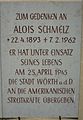 Gedenktafel Alois Schmelz