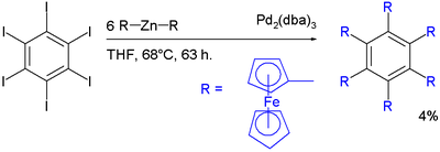 Hexaferrocenylbenzene