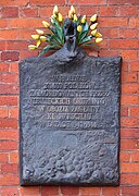 Another commemorative plaque put by Trzcińska's supporters, citing the same number