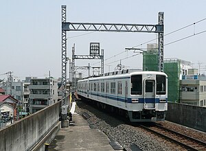 大師線を走行する列車（2011年5月）