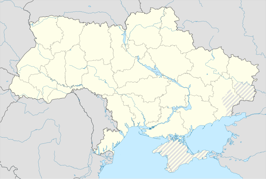 Ukrainian First League is located in Ukraine