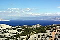 Image 6Bora is a dry, cold wind which blows from the mainland out to sea, whose gusts can reach hurricane strength, particularly in the channel below Velebit, largest mountain range in Croatia. On the picture: the northern part of the Velebit channel. (from Croatia)