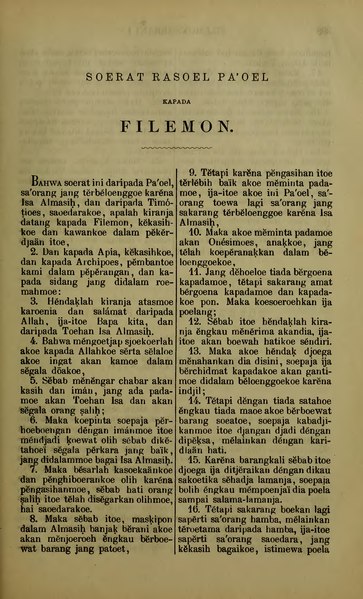 Soerat Filemon