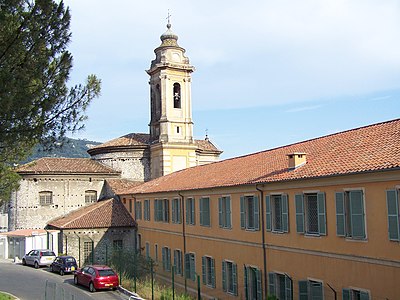 Façade nord de l'abbaye.