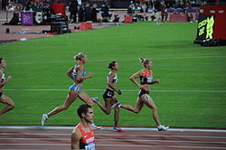 Seitsenottelun 800 m juoksu vuoden 2012 olympialaisissa.