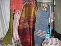 silk scarves, Laos