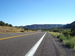 La route 66 dans l'Arizona.