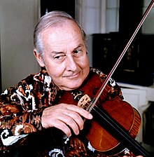 Grappelli in 1976, by Allan Warren