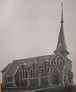 L'église Saint-Quentin reconstruite.