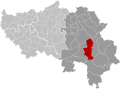 location of Malmedy in Liège Province