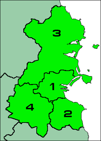 Map of the Dublin Region