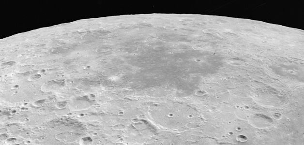 Vista obliqua des de l'Apollo 16