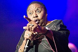 La chanteuse Miriam Makeba en 2011.