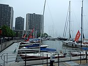 North Cove Marina bij Brookfield Place in mei 2014