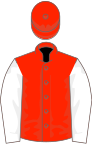 Scarlet, white sleeves