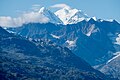 Mount Tlingit and Mount Fairweather from east