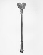 Shango ceremonial staff, 19th century, Brooklyn Museum