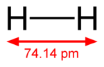 Structuurformule van diwaterstof