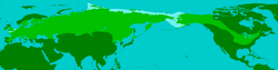 Distribución del mamut lanudo en el último período glacial