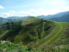 Le Picou de la Mire (1 751 m) au-dessus de la station.