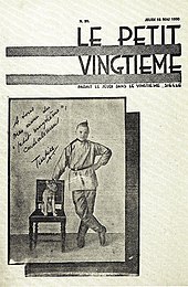 Couverture du Petit Vingtième montrant un jeune garçon et un chien.