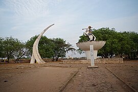 Place Bio Guéra à Parakou.