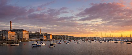 Royal William Yard at sunset. Plymouth, Devon Author: Michael Chapman