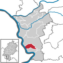 Kaart van Stockstadt am Rhein