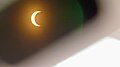 Solar Eclipse as seen from Bogalusa, Louisiana on October 14, 2023.