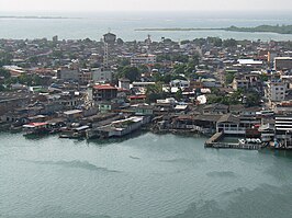 Tumaco vanuit de lucht