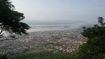 The view on top of Mountain Patti, looking at Lokoja and the two biggest rivers in Nigeria. Lord Frederick Lugard, 1st Baron Lugard, House and office