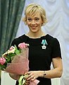 Olga Zajtseva hædres af Ruslands Præsident Medvedev i Kreml efter Vinter-OL 2010