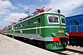 Electric locomotive ChS3-73 in Novosibirsk Railway Museum, Russia