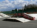 Hřiště (starý skatepark) a přetlaková hala