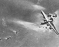 Wreckage of the previously lost World War II B-24 "Lady B Good" in the Libyan Desert.