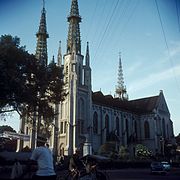 La cathédrale Sainte-Marie de l'Assomption de Jakarta.