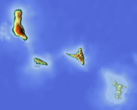 Voir sur la carte topographique des Comores