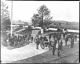 artillerie in Fort Stevens