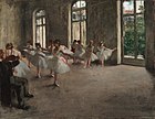 Edgar Degas, Ballet Rehearsal, 1873, The Fogg Art Museum, Cambridge, Massachusetts