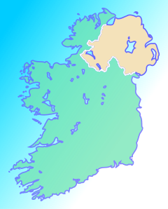 Localização de Ventry na Irlanda