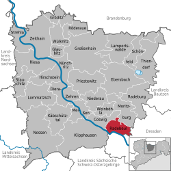 Radebeul na mapě