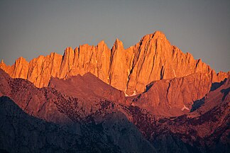 View from Lone Pine at sunrise