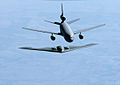 B-2 Spirit before its refulling by a KC-10A